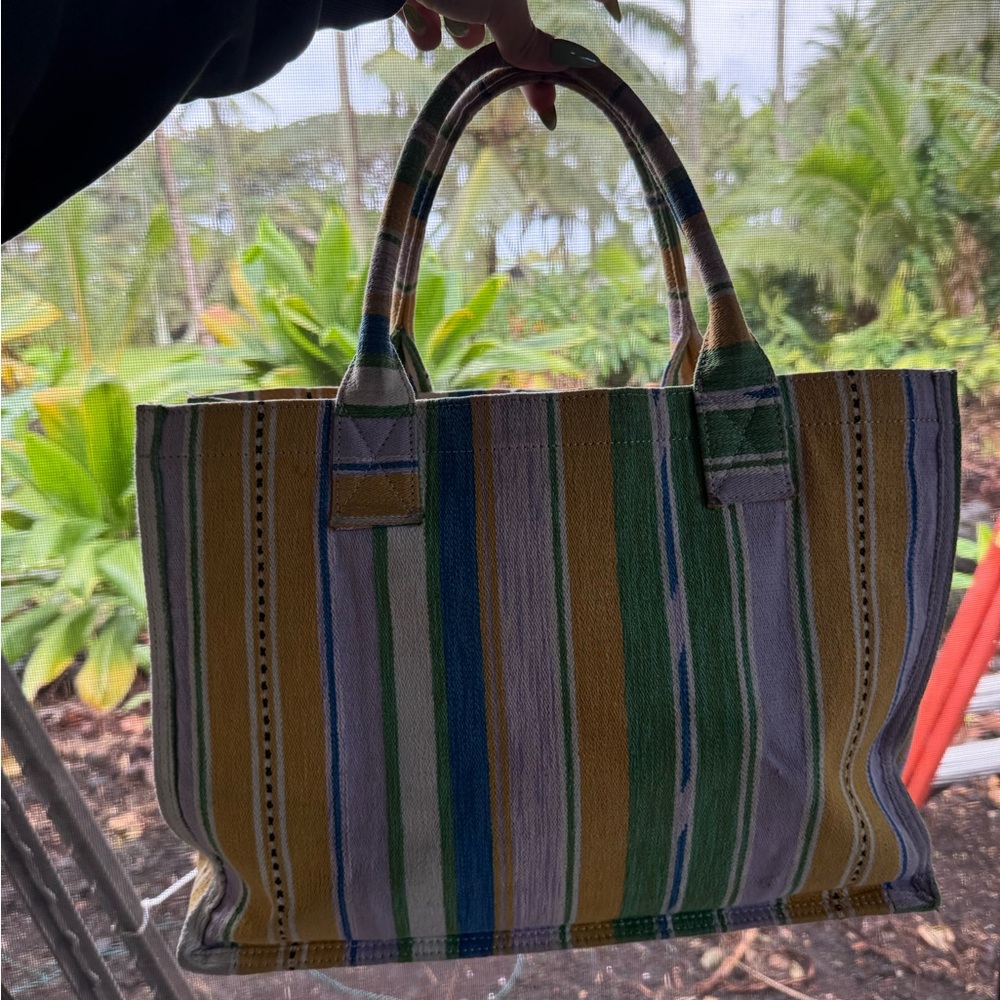 Sandro stripes Tote Bag